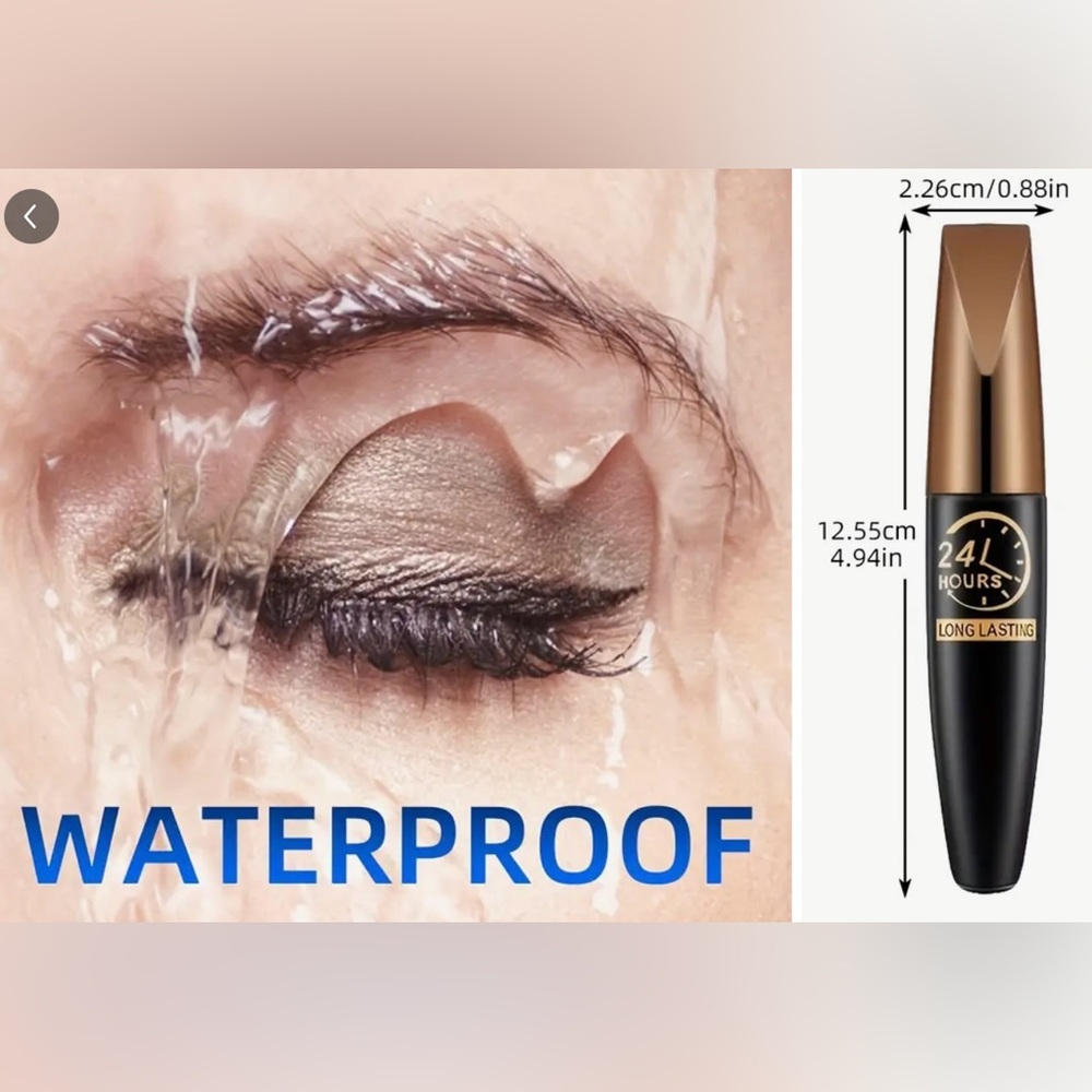 🦋 Long Lasting Black Mascara - Picture 2 of 3